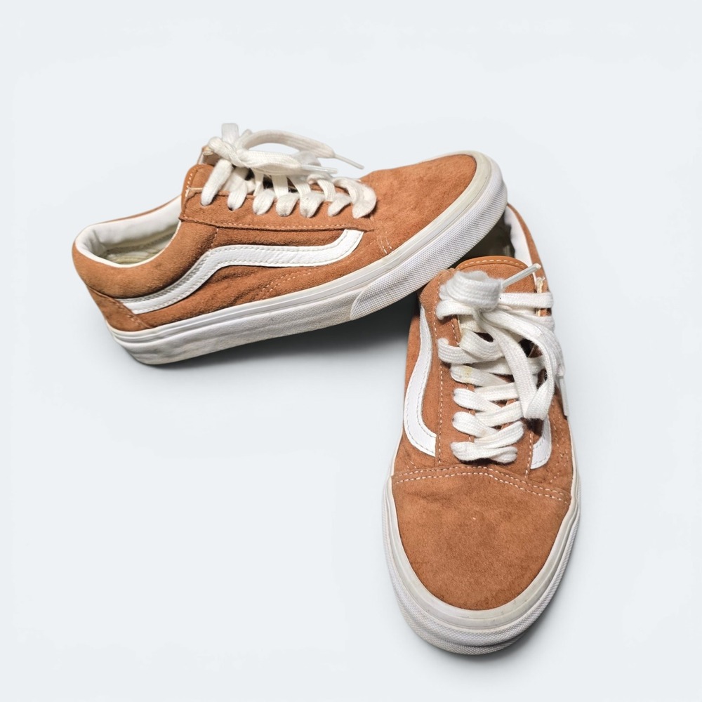 Vans Old Skool Brown Suede Low Top Sneakers 3M Scotchgard Mens 4.5 Womens 6